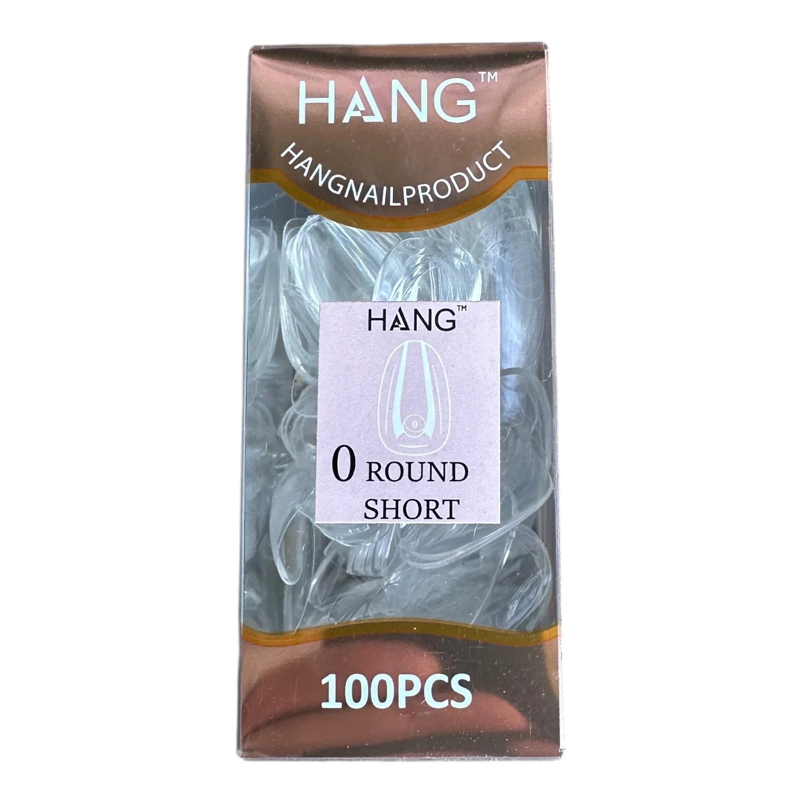 Hang Soft Gel Ex Nail Tip – Round Refill, Flex Fit & Durable