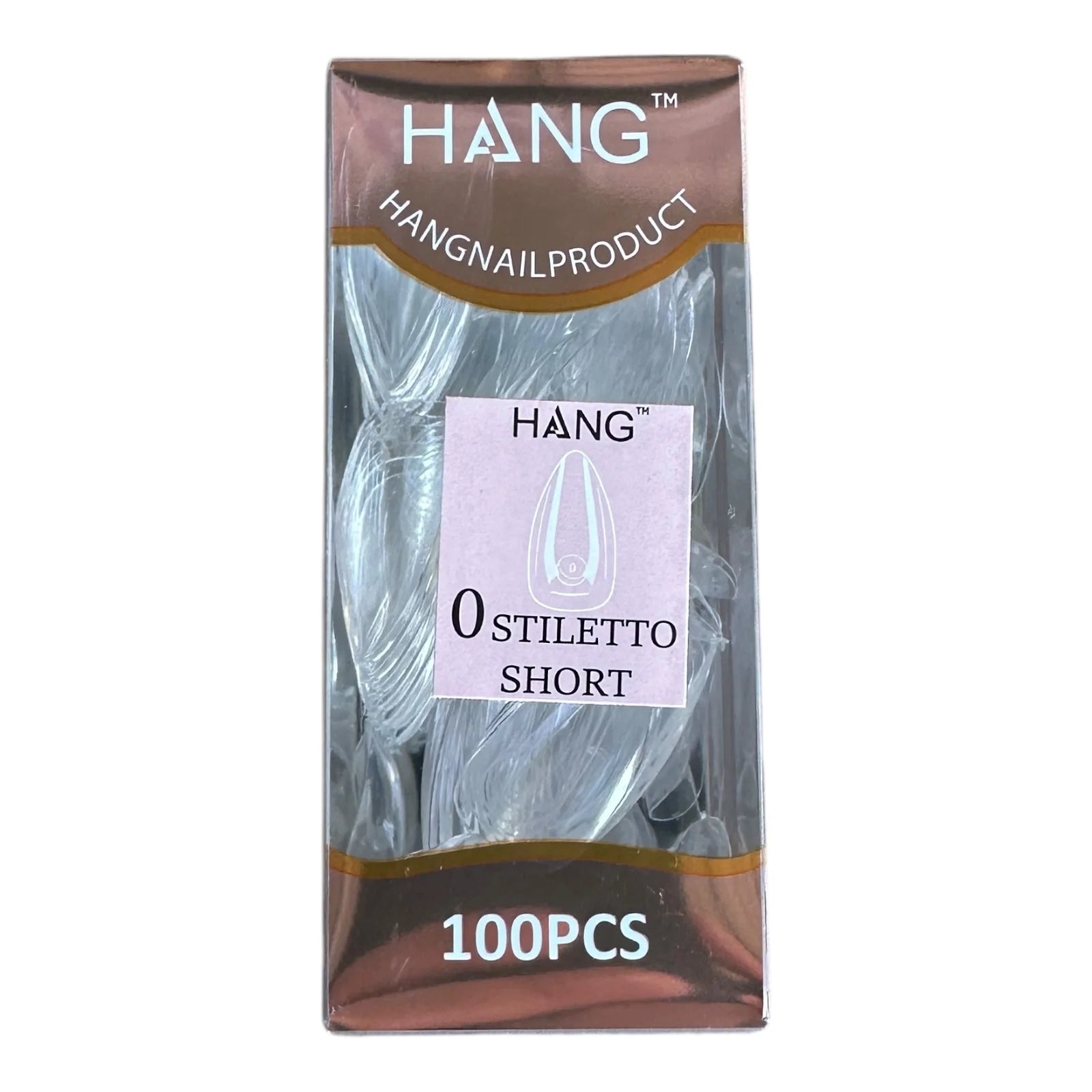 Hang Soft Gel Ex Nail Tip – Stiletto Refill, Flex Fit & Durable