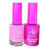 4Ever Gel Polish Duo #334 Coral Crush UV Nail Set