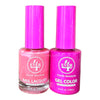 4Ever Gel Polish Duo #342 Coastal Coral UV Nail Set