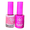 4Ever Gel Polish Duo #343 Summer Sunset UV Nail Set