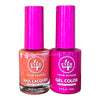 4Ever Gel Polish Duo #381 Rustic Red Nail Set