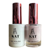 KAT UV/LED Soak Off Gel Polish 3in1 Set - Gel, Lacquer & Powder #017