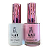 #054 KAT Beauty UV/LED Soak Off Gel Polish Set 3in1 - 15ml, 13.5ml