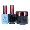 KAT UV/LED Soak Off Gel Polish 3in1 #157 – Black Color