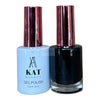 KAT UV/LED Soak Off Gel Polish 3in1 #157 – Black Color