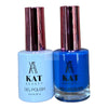 KAT UV/LED Soak Off Gel Polish 3in1 #160 - Bright Blue Nails