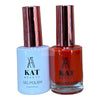 KAT UV/LED Soak Off Gel Polish 3in1 #164 - Bold Coral Red