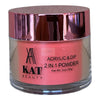 KAT UV/LED Soak Off Gel Polish 3in1 #164 - Bold Coral Red