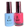 KAT UV/LED Soak Off Gel Polish 3in1 #184 - Vibrant Coral Pink