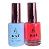 KAT UV/LED Soak Off Gel Polish 3in1 #185 - Coral Pink Nails
