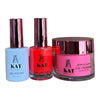 KAT UV/LED Soak Off Gel Polish 3in1 #187 - Coral Red Nails