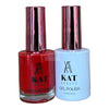 KAT UV/LED Soak Off Gel Polish 3in1 #191 - Bright Red Nails