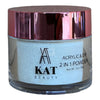 KAT UV/LED Soak Off Gel Polish 3in1 #202 - Glittery Silver