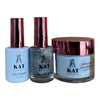 KAT UV/LED Soak Off Gel Polish 3in1 #204 - Sparkling Silver