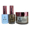 KAT UV/LED Soak Off Gel Polish 3in1 #207 - Golden Glitter Shine