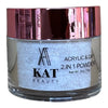 KAT UV/LED Soak Off Gel Polish 3in1 #208 - Rose Gold Glitter