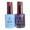 KAT UV/LED Soak Off Gel Polish 3in1 #209 - Purple Glitter