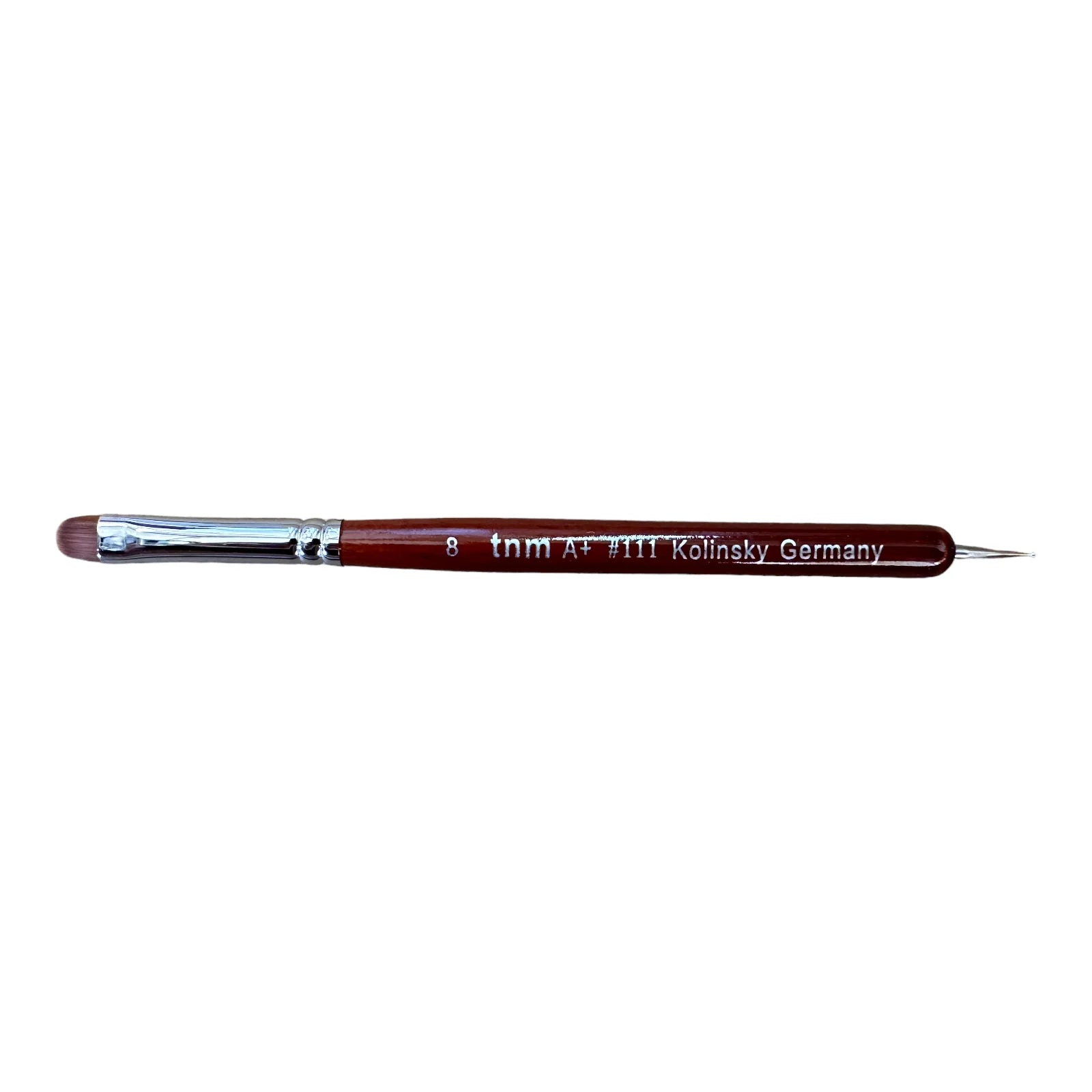 Kolinsky French Nail Brush Size 8 – Precision Nail Art Tool