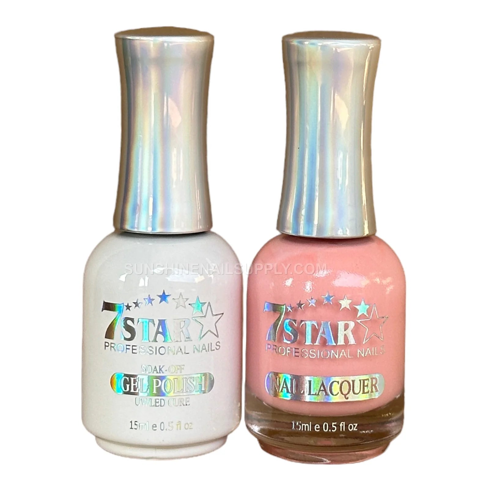 #477 - 7 Star UV/LED Soak Off Gel Polish 3 in 1 | Pink Set