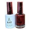 KAT UV/LED Soak Off Gel Polish 3in1 #227 - Red Glitter