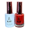 KAT UV/LED Soak Off Gel Polish 3in1 #239 - Vibrant Red