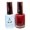 KAT UV/LED Soak Off Gel Polish 3in1 #243 - Bold Red