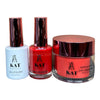KAT UV/LED Soak Off Gel Polish 3in1 #244 - Red Passion