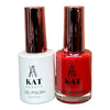 KAT UV/LED Soak Off Gel Polish 3in1 #244 - Red Passion