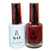 KAT UV/LED Soak Off Gel Polish 3in1 #246 - Deep Red