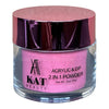 KAT UV/LED Soak Off Gel Polish 3in1 #251 - Red Sparkle