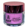 KAT UV/LED Soak Off Gel Polish 3in1 #252 - Red Glitter Shine