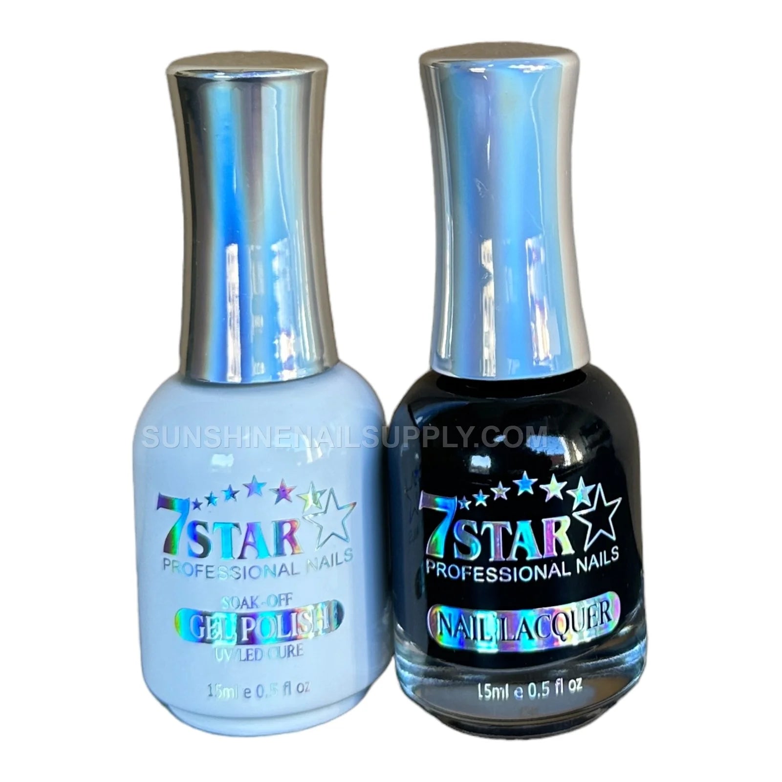 #02 - 7 Star UV/LED Gel Polish 3-in-1 Black, Gel, Lacquer & Powder