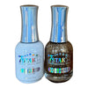 7 Star UV/LED Soak Off Gel Polish 3 in 1 #195 – Gold Glitter