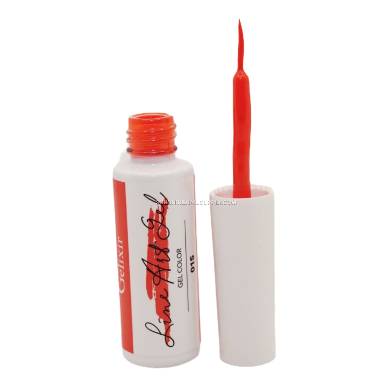 Gelixir Line Art Gel #015 - Professional Coral Red Nail Art Gel