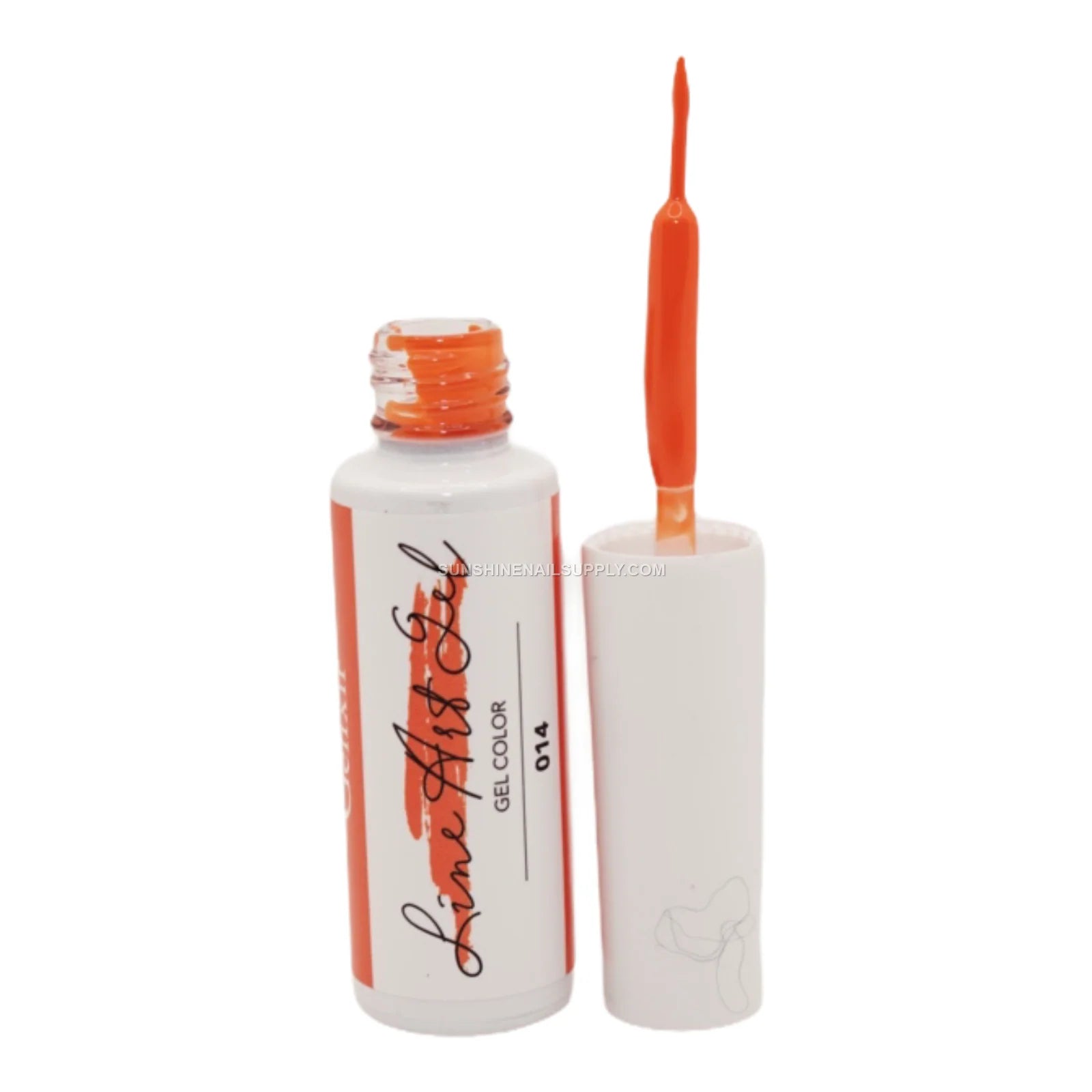 Gelixir Line Art Gel #014 - Professional Orange Nail Art Gel