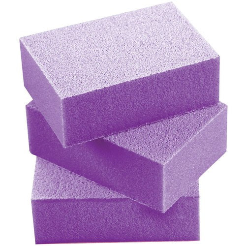 TNM Beauty Plus Purple White Mini Nail Buffer 1500pcs