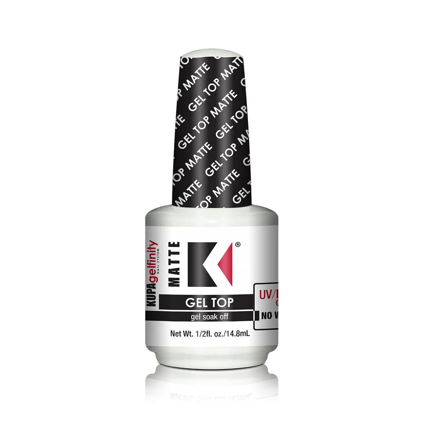 Kupa GelFinity Matte Top Coat – No Wipe, 0.5oz Gel Polish
