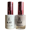 KAT UV/LED Soak Off Gel Polish 3in1 Set - Gel, Lacquer & Powder #024