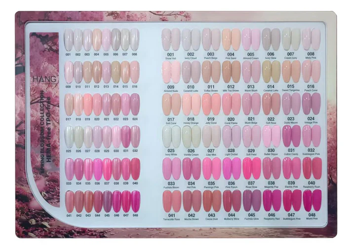 Hang Spring 48 Colors – Pastel & Vibrant Nail Palette