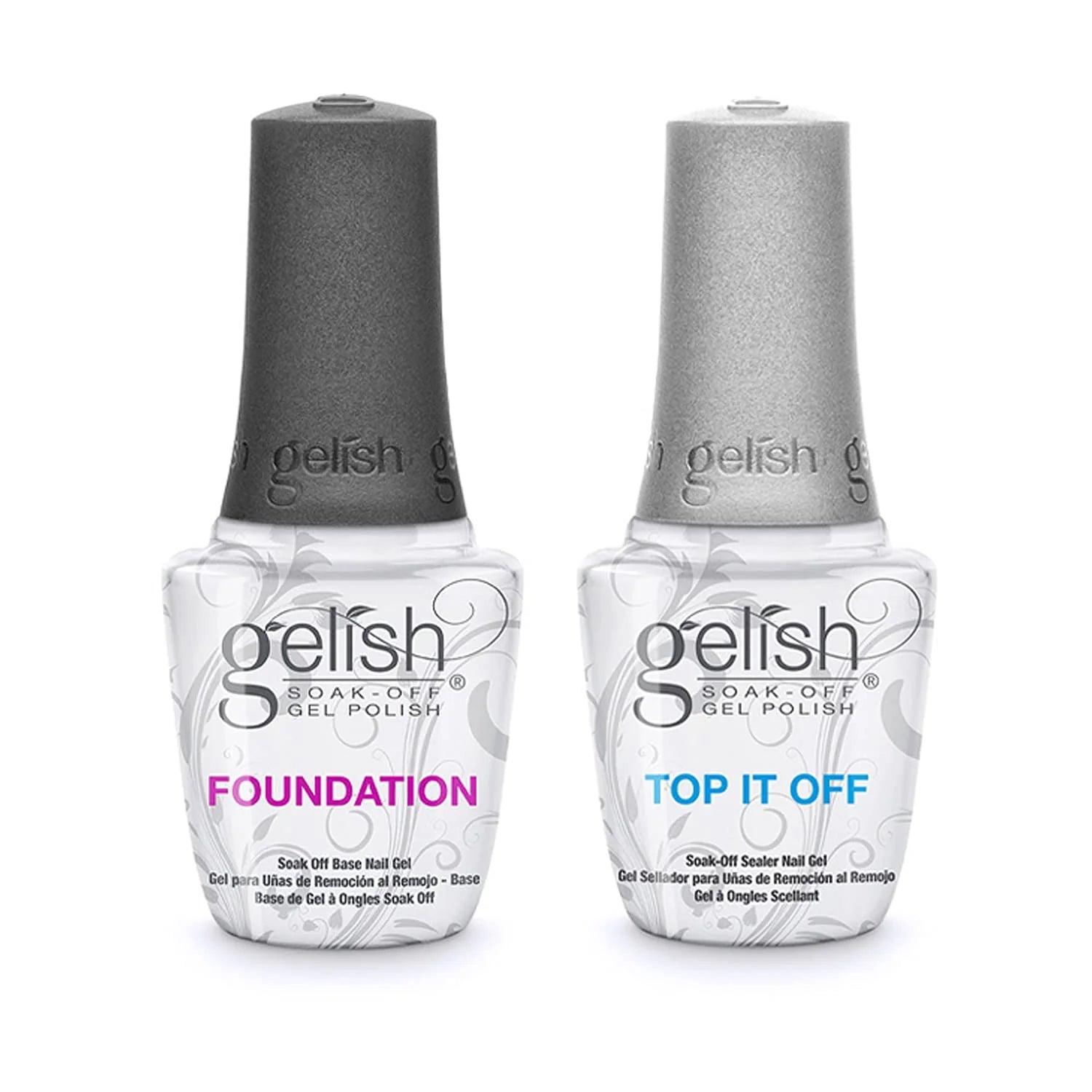 Gelish Top & Base Coat Duo – Foundation Base & Top It Off