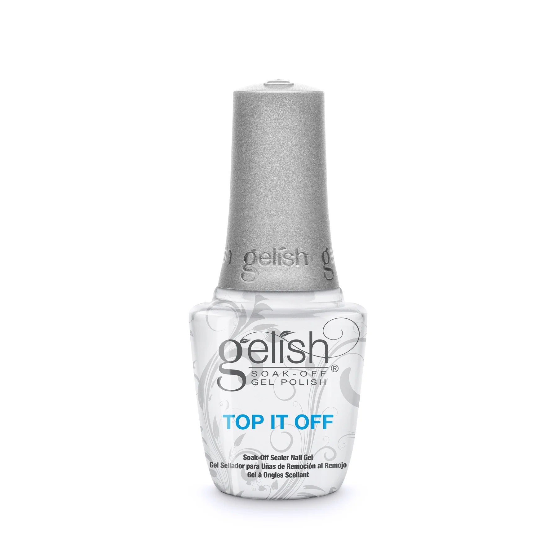 Gelish Top It Off Soak-Off Gel Polish – Up to 3 Weeks Wear