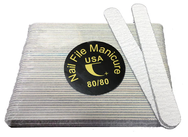 Zebra Mini Nail File 80/80 – 50 Pcs Pack for Nail Care