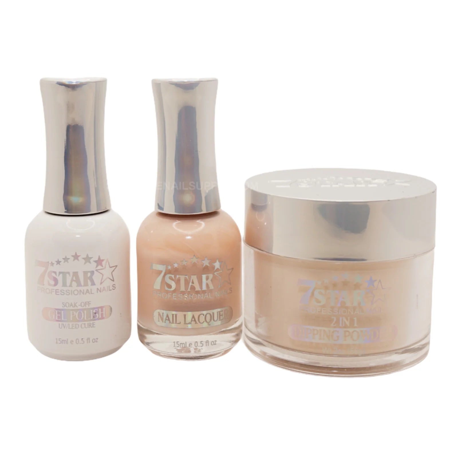 7 Star UV/LED Soak Off Gel Polish 3-in-1 Set #412