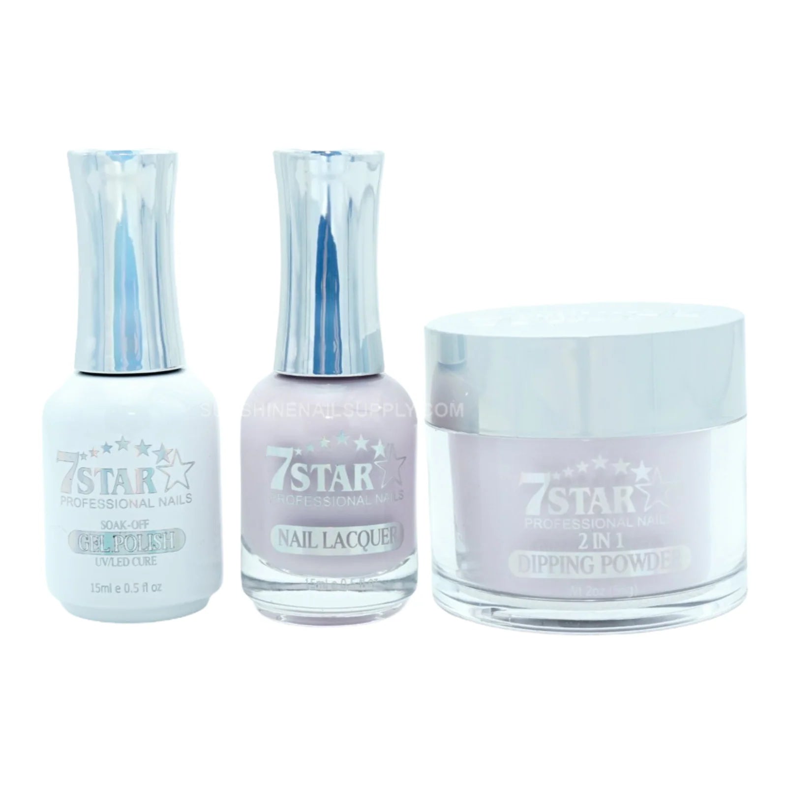 7 Star UV/LED Soak Off Gel Polish 3-in-1 Set – Gel, Lacquer, Dip