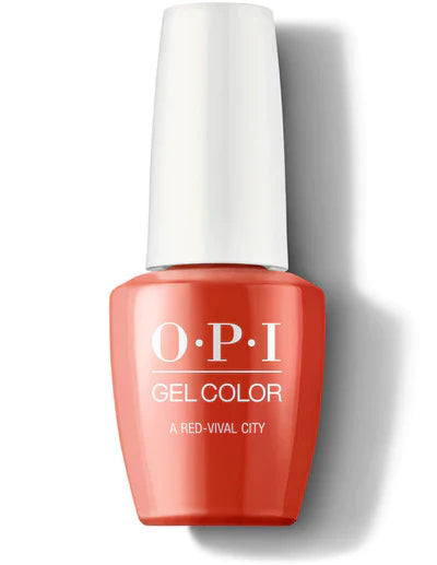 OPI GelColor A Red-Vival City - Gel Nail Polish 0.5 oz